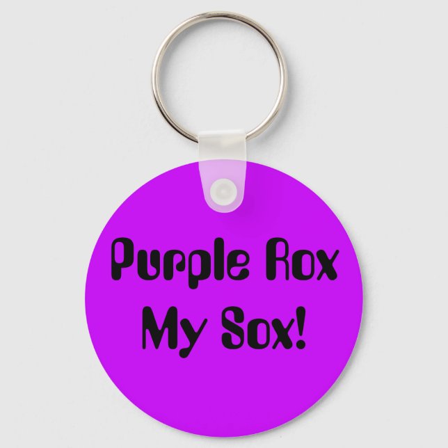 Chaveiro Roxo Roxo Meu Sox! (Frente)