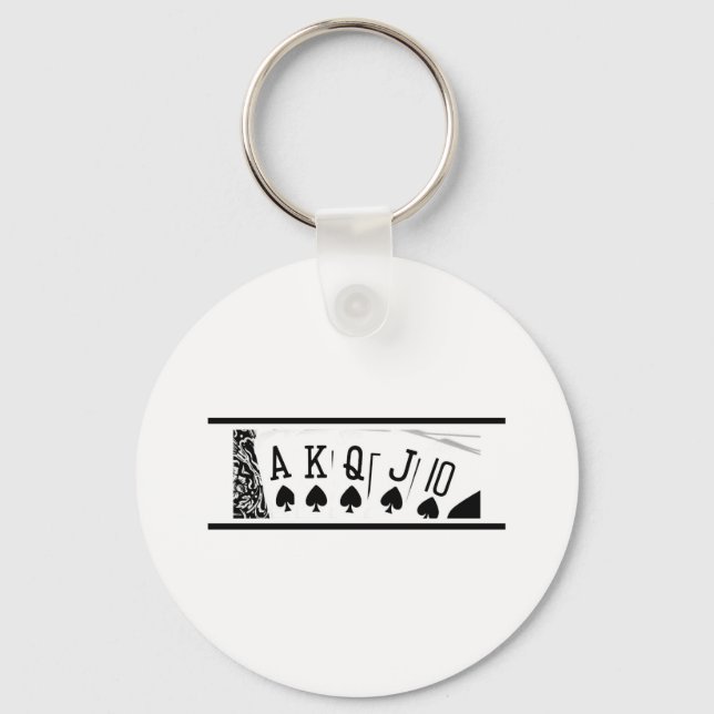 Chaveiro Royal Flush (Frente)
