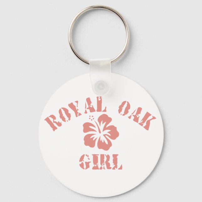 Chaveiro Royal Oak Pink Girl (Frente)
