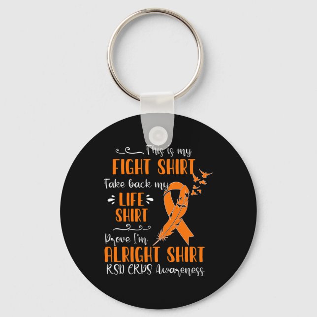 Chaveiro RSD Sensibilização CRPS Minha Luta (Frente)