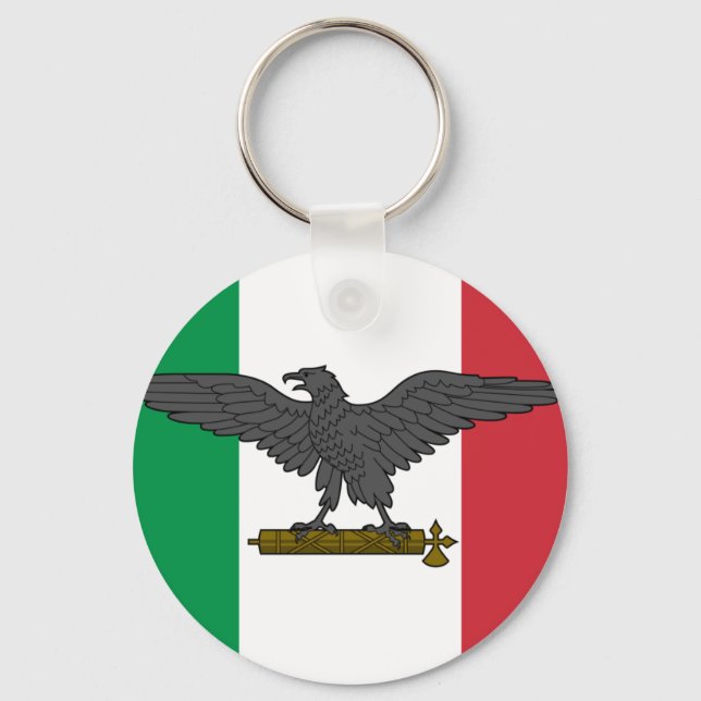 Chaveiro Rsi, bandeira italiana (Frente)