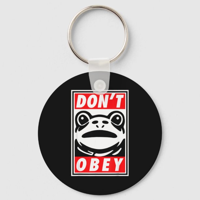 Chaveiro Rtland Frog Don't Obey  (Frente)