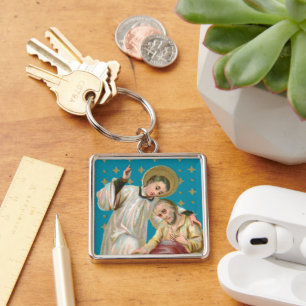 Chaveiro Rua. Aloysius Gonzaga & Plague Victim (M 006)