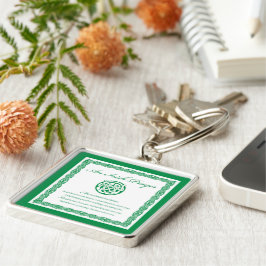 Chaveiro Rua Celta de Oração. Dia de Patrick