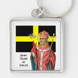 Chaveiro Rua. David of Wales (P 001) e Sua Bandeira