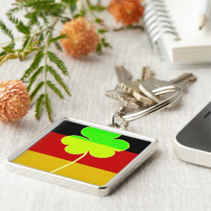 Chaveiro Rua De Vestuário Do Bandeira Alemão Irlandês Shamr