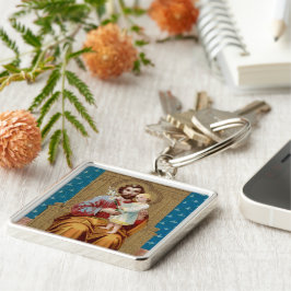 Chaveiro Rua encantada. José com Criança Cristo Toddler