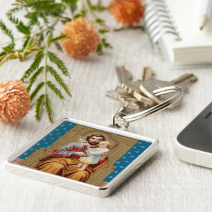 Chaveiro Rua encantada. José com Criança Cristo Toddler