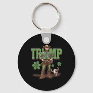 Chaveiro Rua Engraçado Pattys Western Cowboy Trump