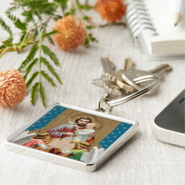 Chaveiro Rua Enthroned. Joseph Recebendo Maquette Vaticano