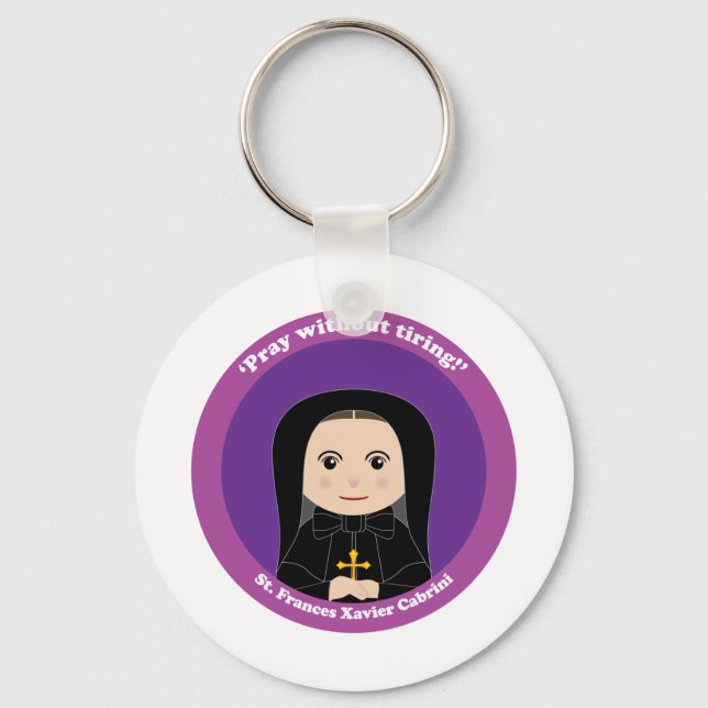 Chaveiro Rua: Frances Xavier Cabrini (Frente)