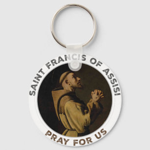 Chaveiro Rua. Francis de Assisi Reze por Nós