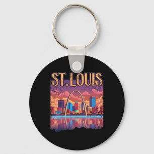 Chaveiro Rua Louis Gateway Arch Missouri Cityscape Skyline