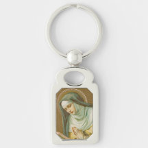 Rua. Mary Magdalene de Pazzi (JM 45) Rectang Metal