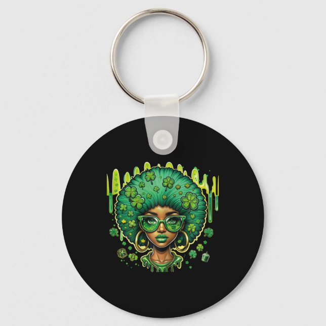 Chaveiro Rua Negra Afro-Americana Leprechaun (Frente)