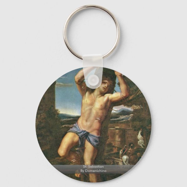 Chaveiro Rua. Sebastian By Domenichino (Frente)