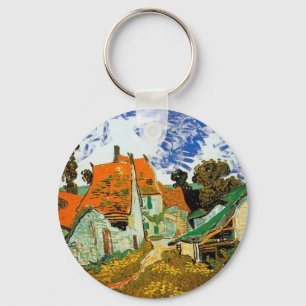 Chaveiro Rua Village em Auvers, Vincent van Gogh