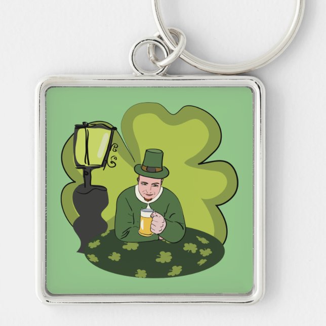 CHAVEIRO "RUAS FELIZES. DIA DE PATRICK" LEPRECHAUN (Frente)