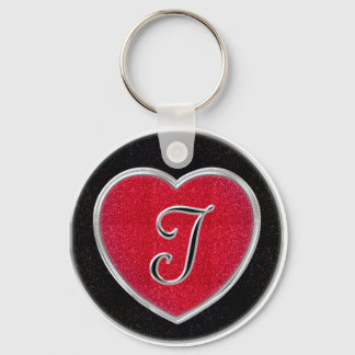 Chaveiro Ruby e Onyx Heart Keychain