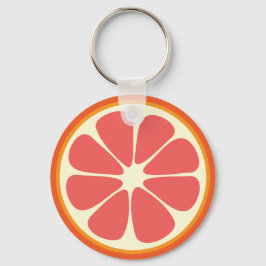 Chaveiro Ruby Red Grapefruit Juicy Sweet Citrus Fruta Slice