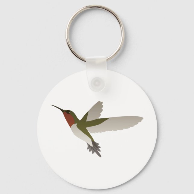 Chaveiro Ruby Throated Hummingbird (Frente)