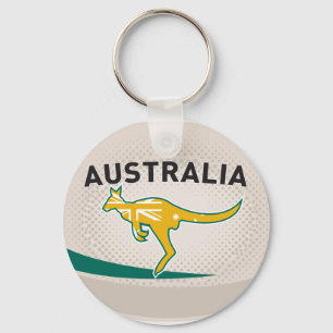 Chaveiro Rugby Ball Austrália canguru wallaby