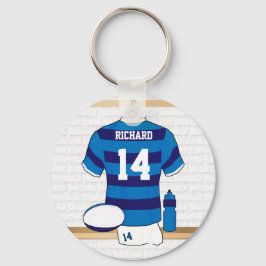 Chaveiro Rugby Jersey personalizado no vestiário