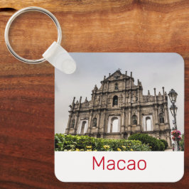 Chaveiro Ruína Macau da Rua. Igreja de Paul China Souvenir