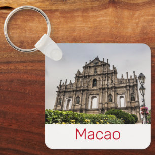Chaveiro Ruína Macau da Rua. Igreja de Paul China Souvenir