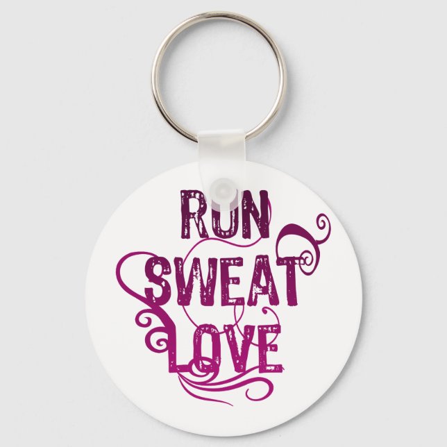 Chaveiro Run Sweat Love (Frente)