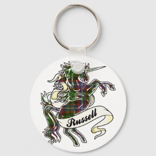 Chaveiro Russell Tartan Unicorn