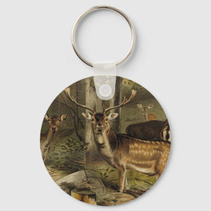 Chaveiro Rustic Deer Antlers Hunting
