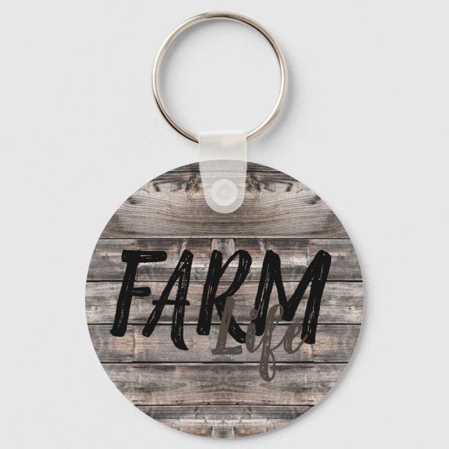 Chaveiro rustiche FAZENDA LIFE | (Frente)