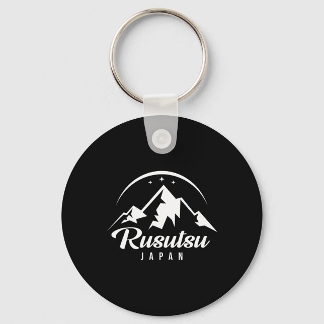 Chaveiro Rusutsu Japan Ski Resort Skiting Snowboard (Frente)