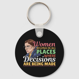Chaveiro Ruth Bader Ginsburg Advogada Feminista Juíza