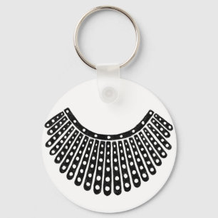 Chaveiro Ruth Bader Ginsburg - Colarinho RBG notório