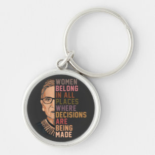 Chaveiro Ruth Bader Ginsburg RBG