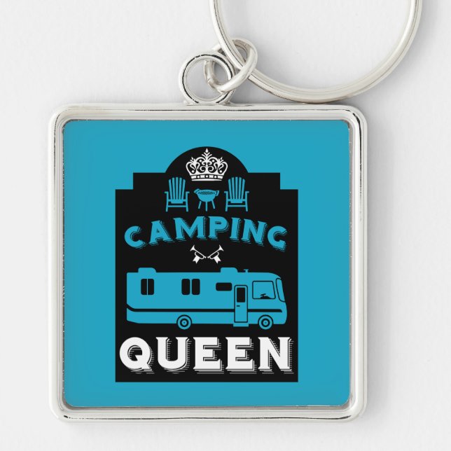 Chaveiro RV Camping Queen USA (Frente)