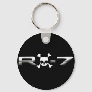 Chaveiro RX7 com um crânio