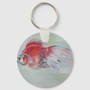 Chaveiro Ryukin Goldfish — Pintura em acrílico