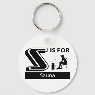 Chaveiro S é para a sauna