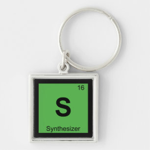 Chaveiro S - Tabela Periódica da Química da Música de Sinte