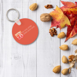 Chaveiro Sabedoria cita boa sorte inspiradora