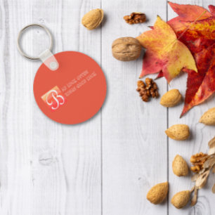 Chaveiro Sabedoria cita boa sorte inspiradora