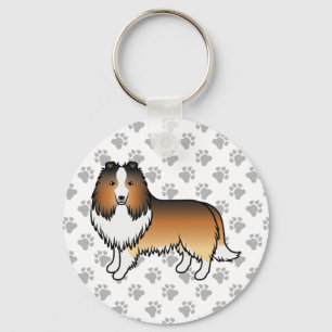 Chaveiro Sable Shetland Sheepdog Sheltie Dog
