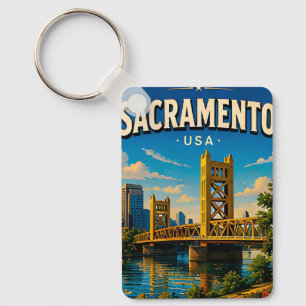 Chaveiro Sacramento Tower Bridge Riverfront 
