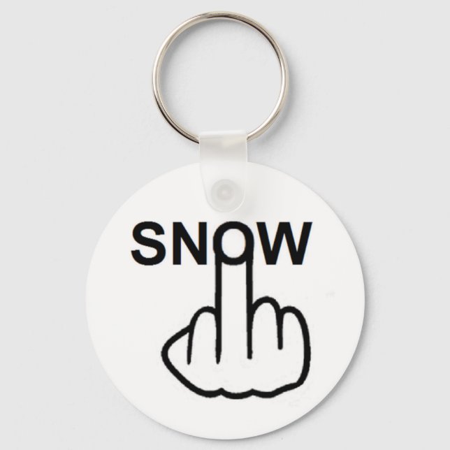 Chaveiro Sacudir de Neve da Cadeia de Chaves (Frente)