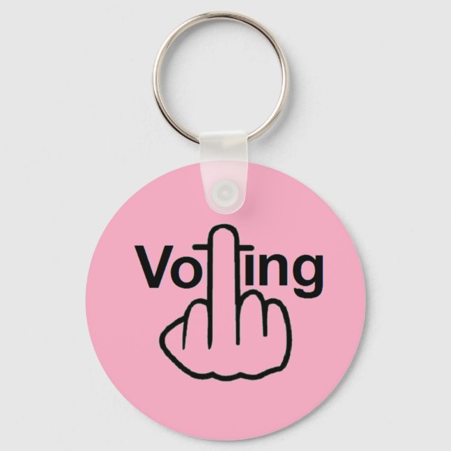 Chaveiro Sacudir de votação em cadeia-chave (Frente)