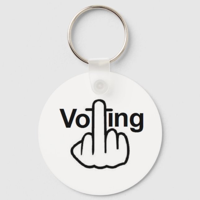 Chaveiro Sacudir de votação em cadeia-chave (Frente)