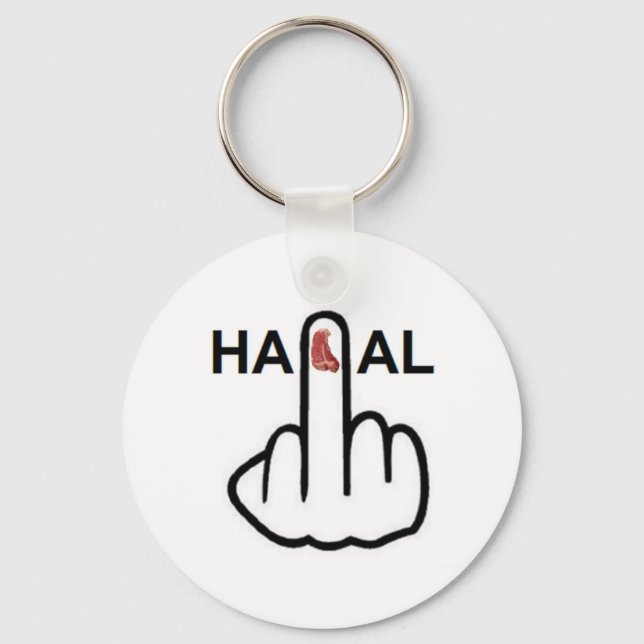 Chaveiro Sacudir Halal de Cadeia de Chaves (Frente)